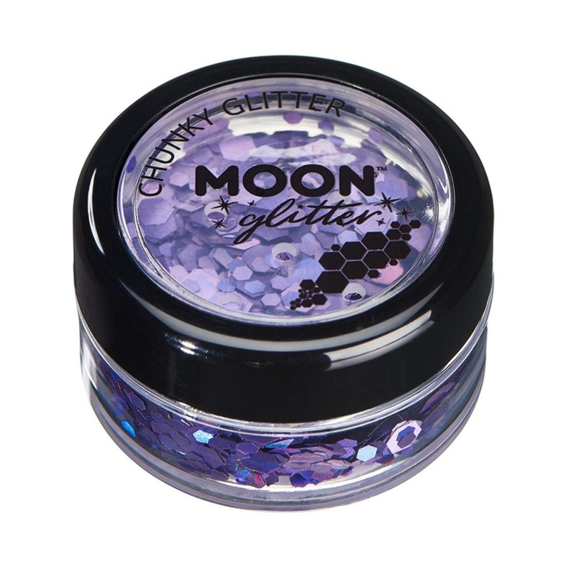 Purple Holographic Chunky Glitter 3g Each