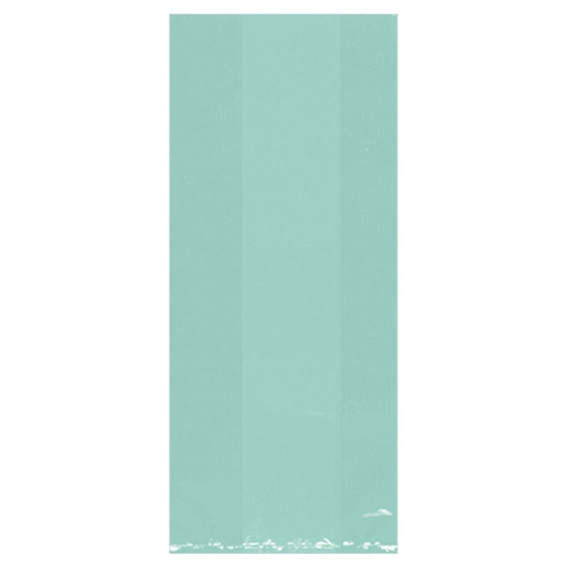 Robin Egg Blue Small Cello Party Bags 25pk