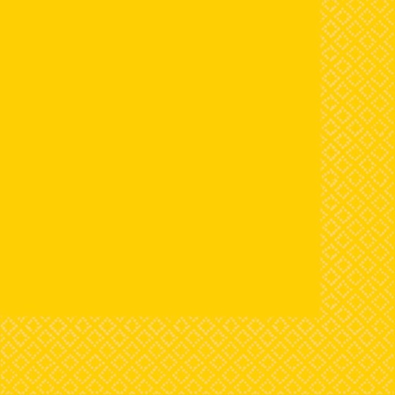 Sunshine Yellow Lunch Napkins 2-Ply 40pk