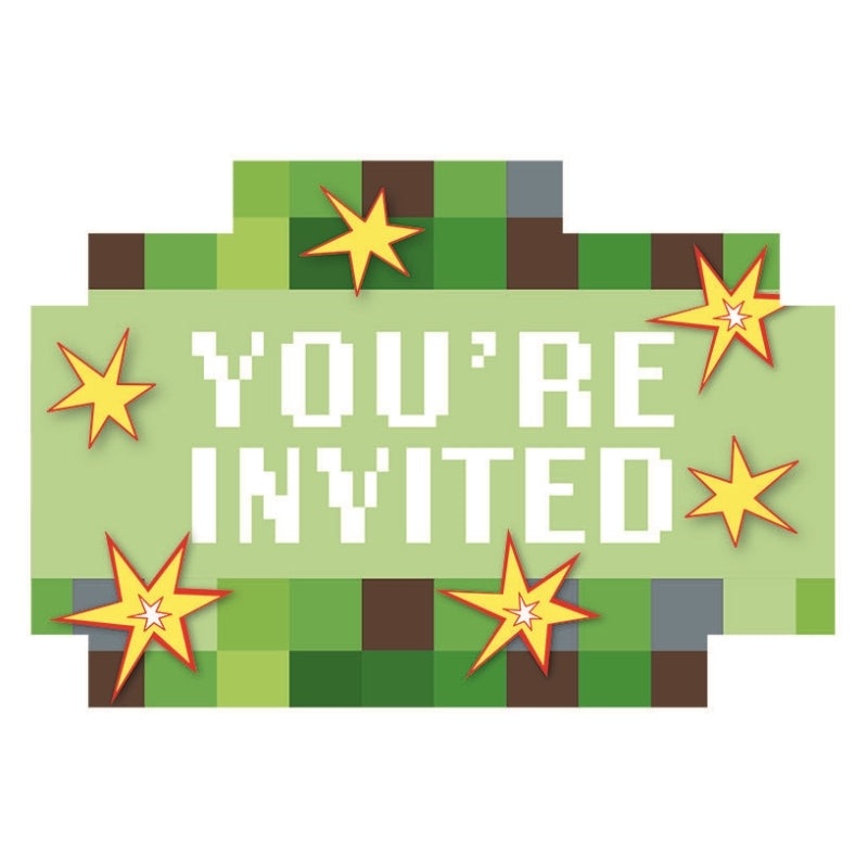 TNT Party! Postcard Invitations  8pk