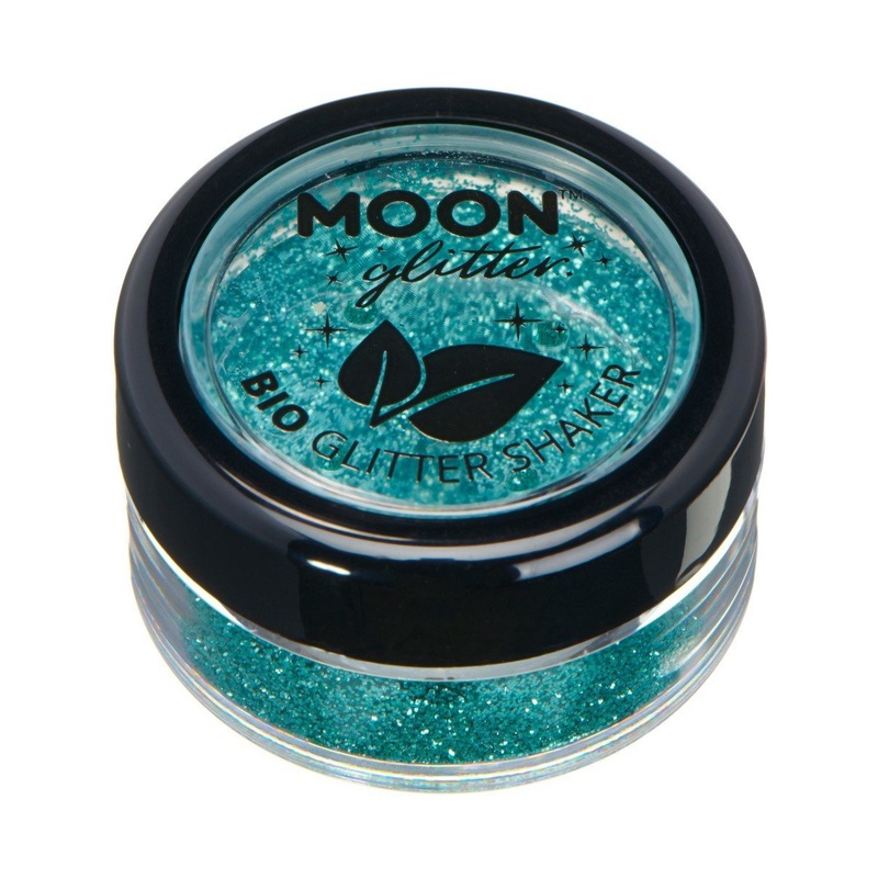 Turquoise Bio Glitter Shakers 5g Each