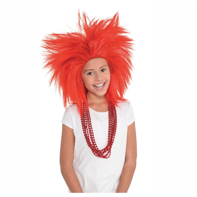 Red Crazy Wig each