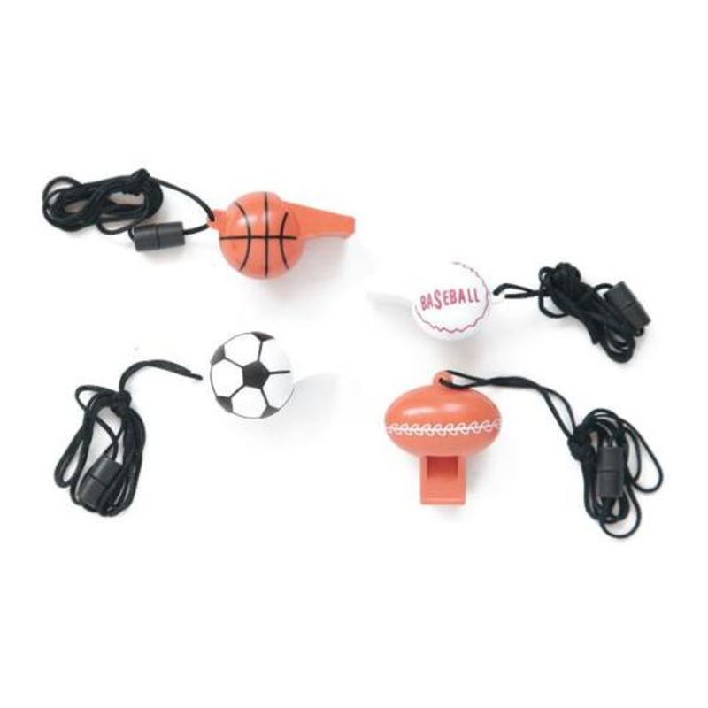Sport Ball Whistles 4pk