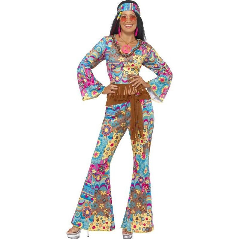 Womens Costume - Hippy Flower Power