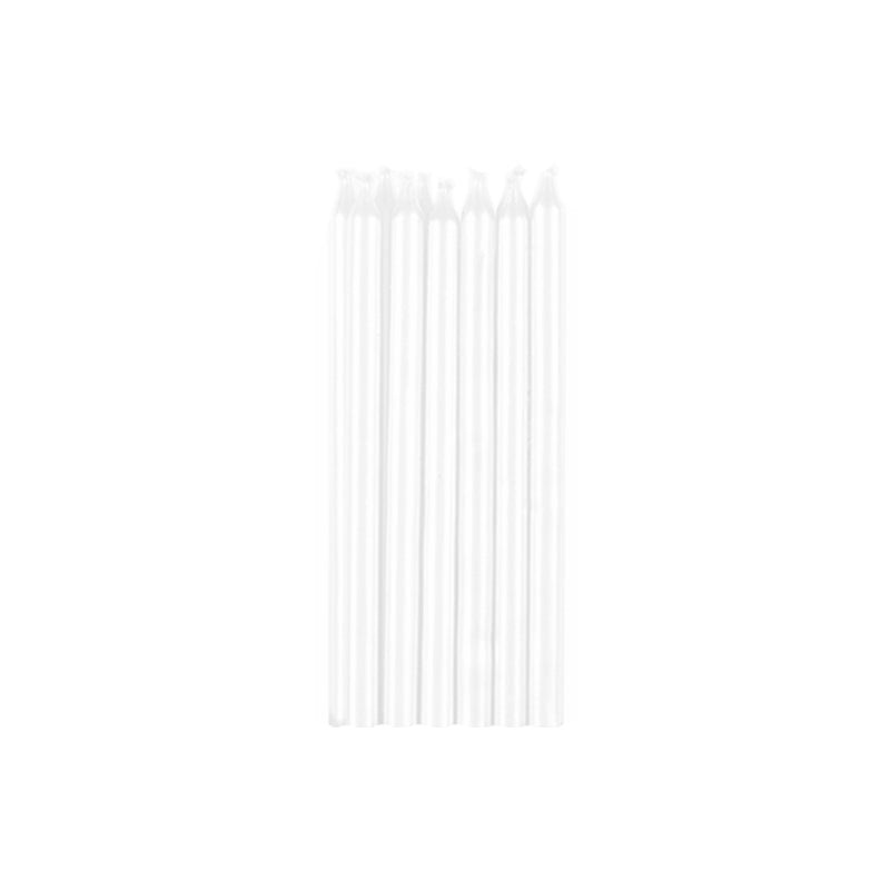 White Candles 12.5cm 12pk