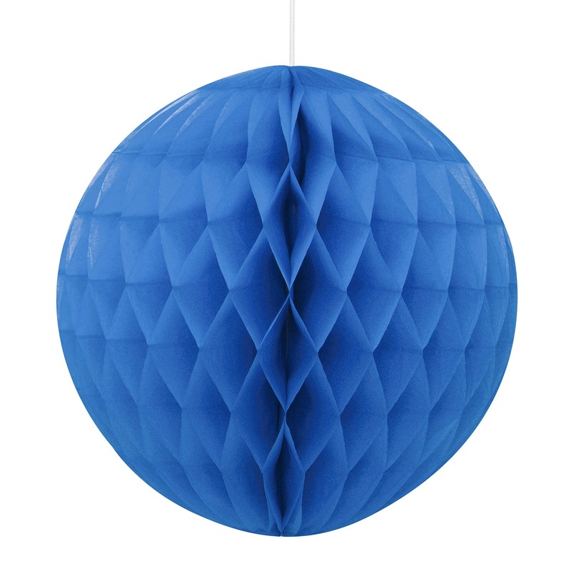 Royal Blue Honeycomb Ball 20cm