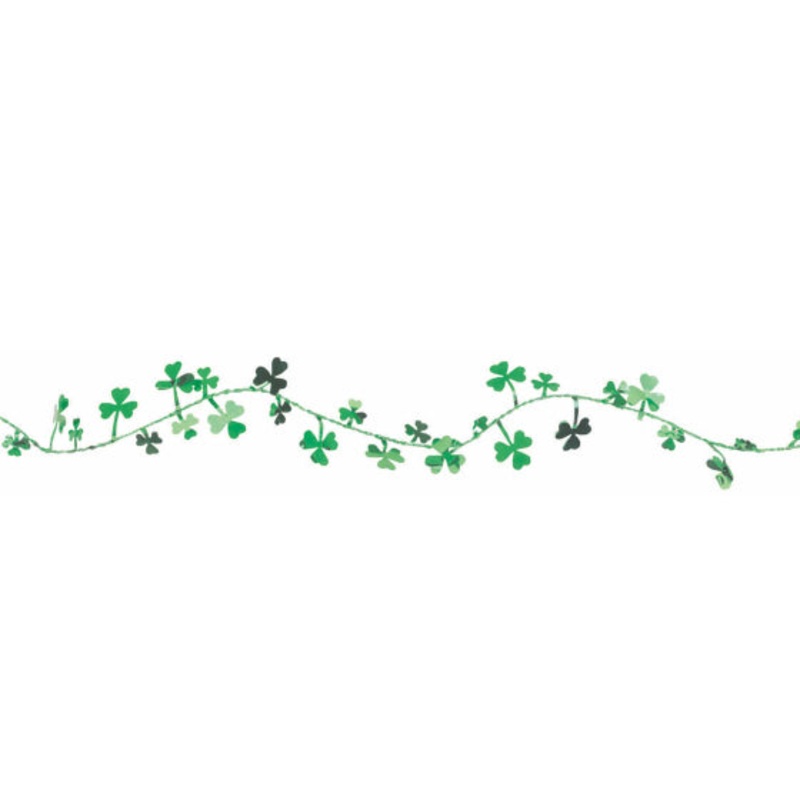 Shamrocks Wire Garland Decoration 3.65m Each