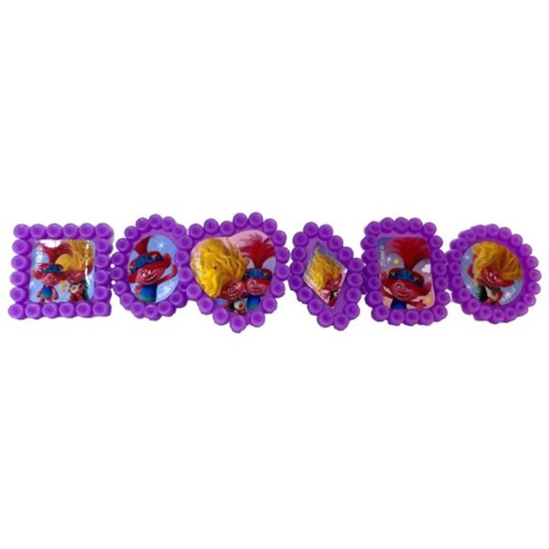 Trolls 3 Band Together Ring Favours 6pk