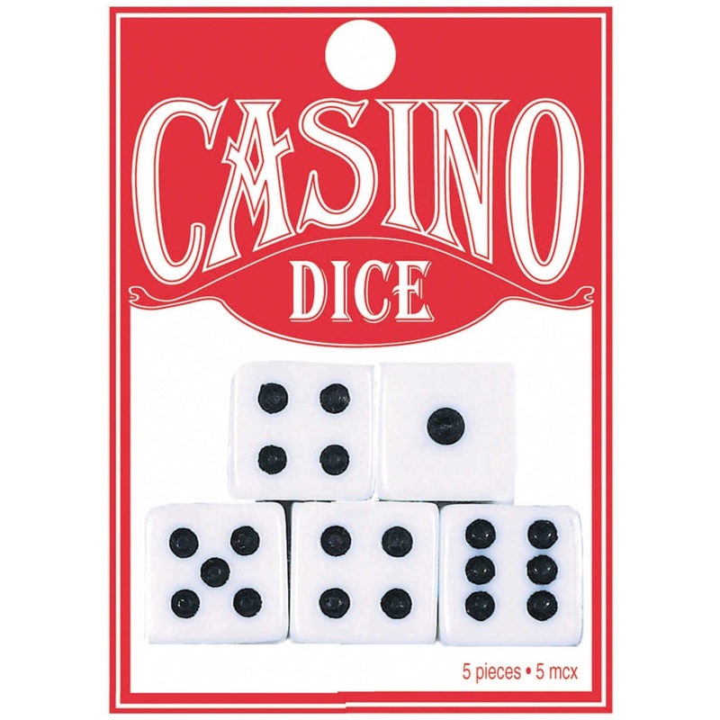 Casino Place Your Bets Playing Dice 5pk