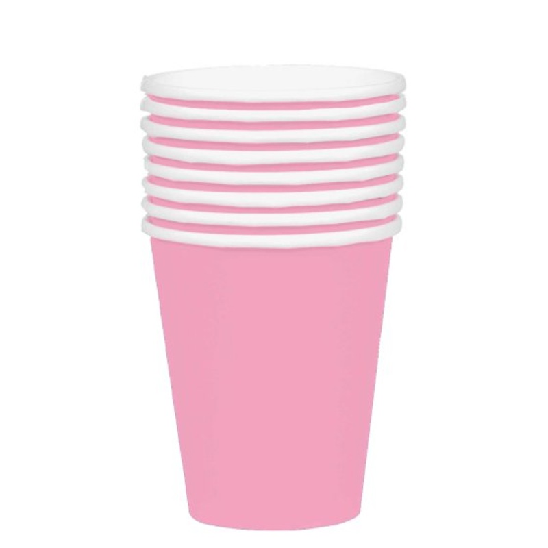 New Pink HC Paper Cups 354ml 20pk