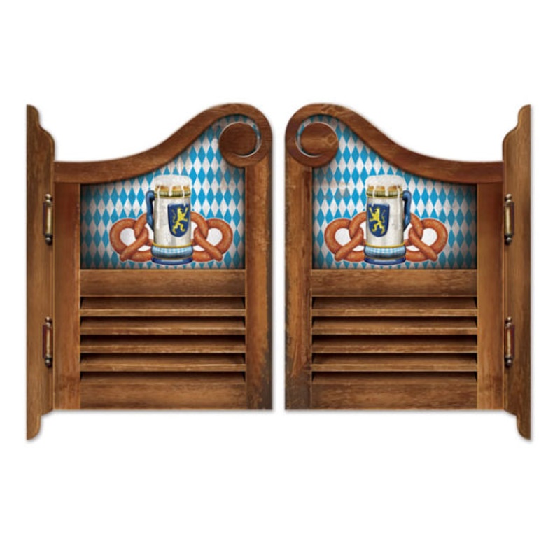 Oktoberfest Saloon Door Cutout 45cm x 61cm Each