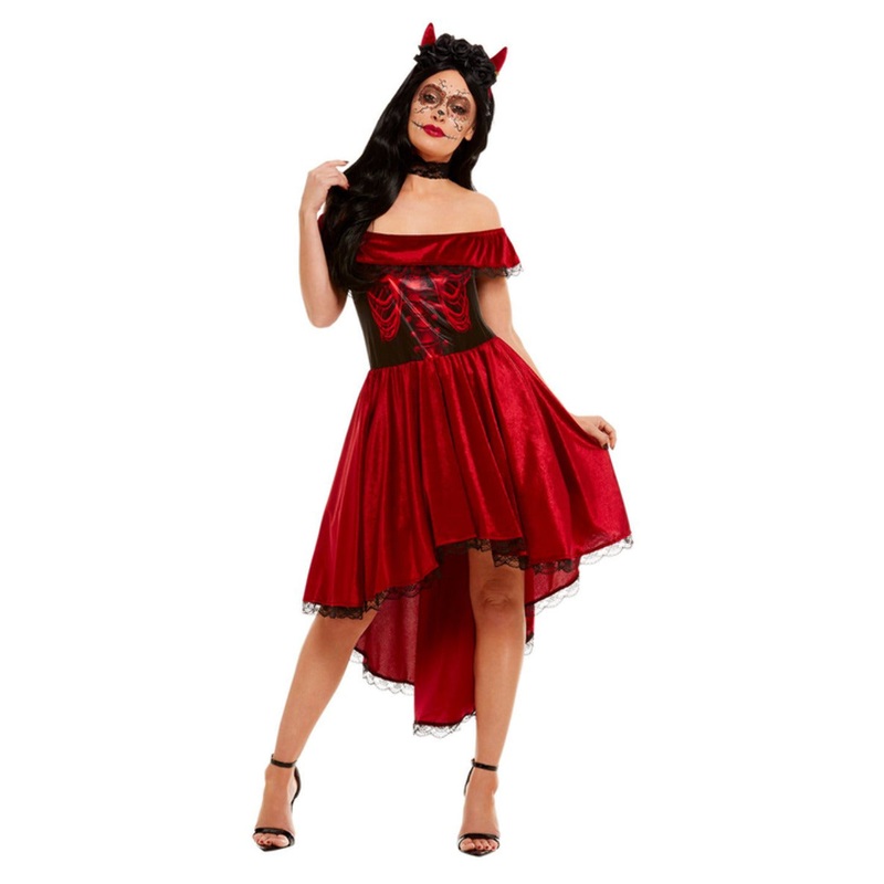 Womens Costume - Day Of The Dead Devil Costume