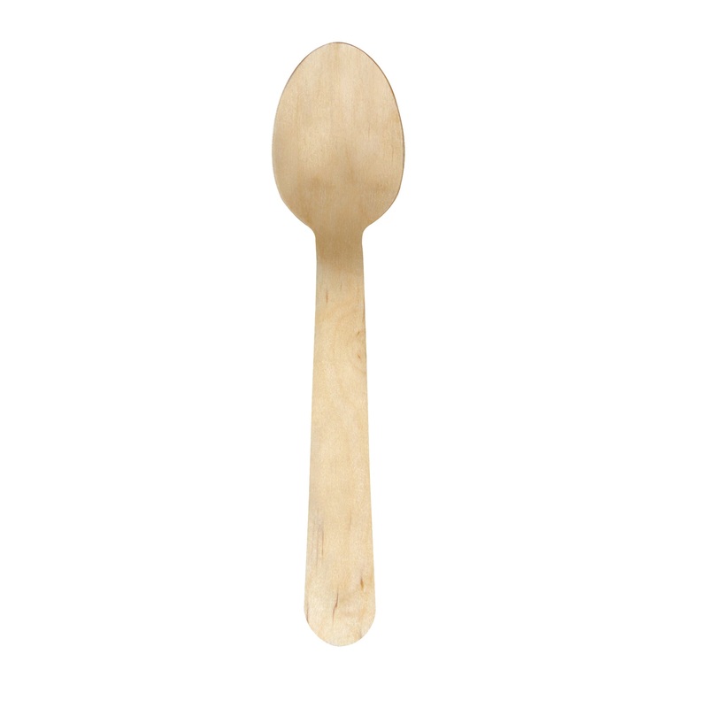 Wooden Teaspoon 110mm 24Pk