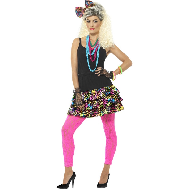 Multi Coloured 80s Party Girl Kit