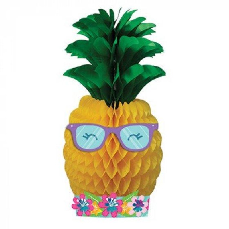 Pineapple N Friends Large Honeycomb Centrepiece 45cm x 17cm Each