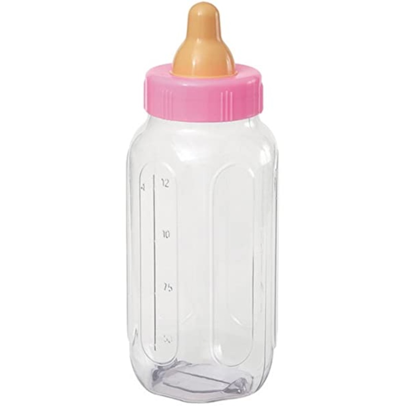 Pink Baby Bottle Bank 28cm