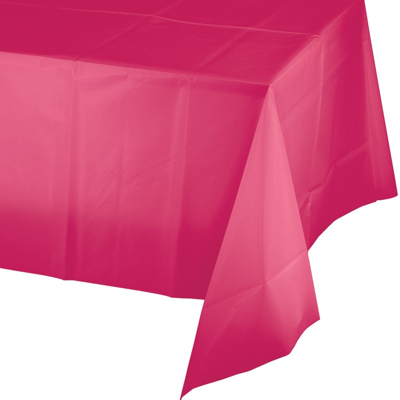 Plastic Rectangular Tablecover 137cm x 274cm