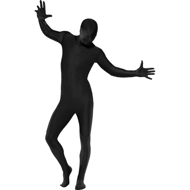 Adult Costume - Black Second Skin Suit