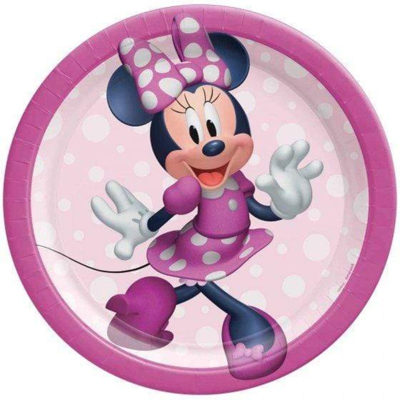 Minnie Mouse Forever NPC Paper Plates 17cm 8pk