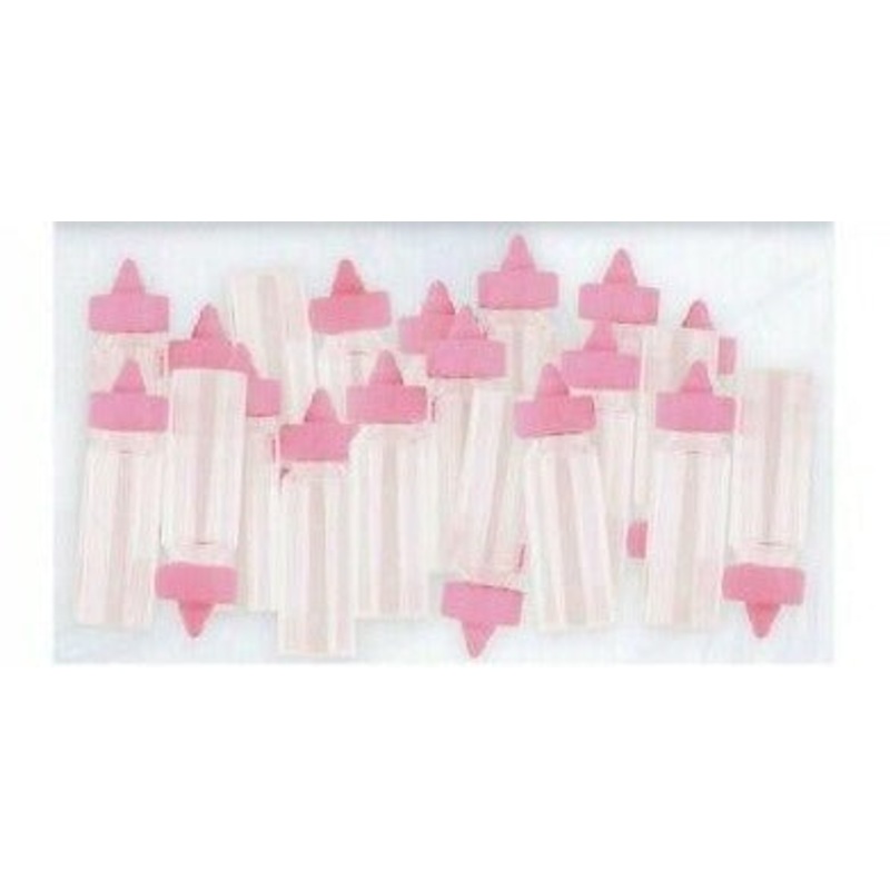 Pink Mini Baby Bottles 24pk