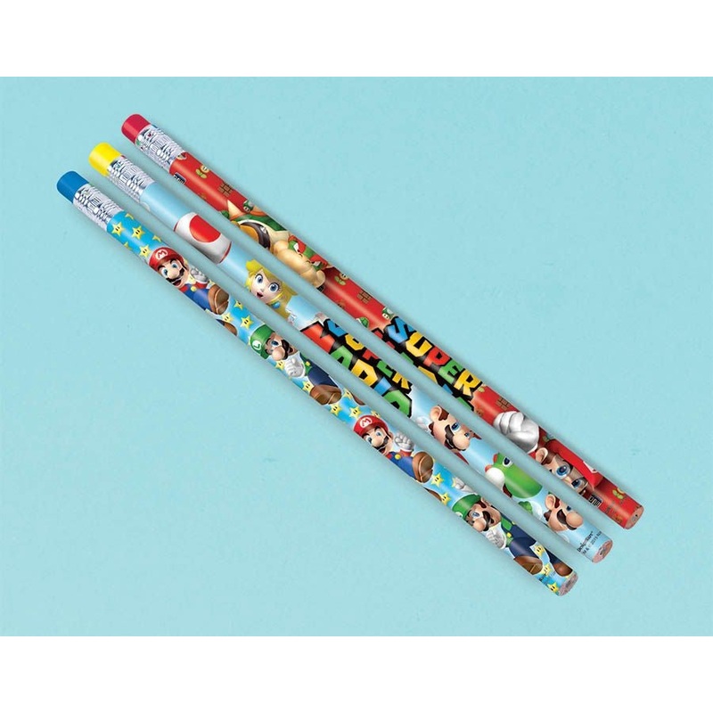 Super Mario Brothers Pencils 12pk