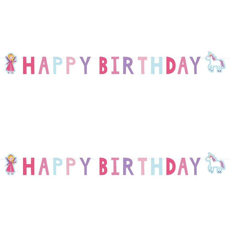 Princess Happy Birthday Garland Banner