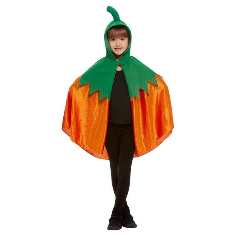 Pumpkin Hooded Cape