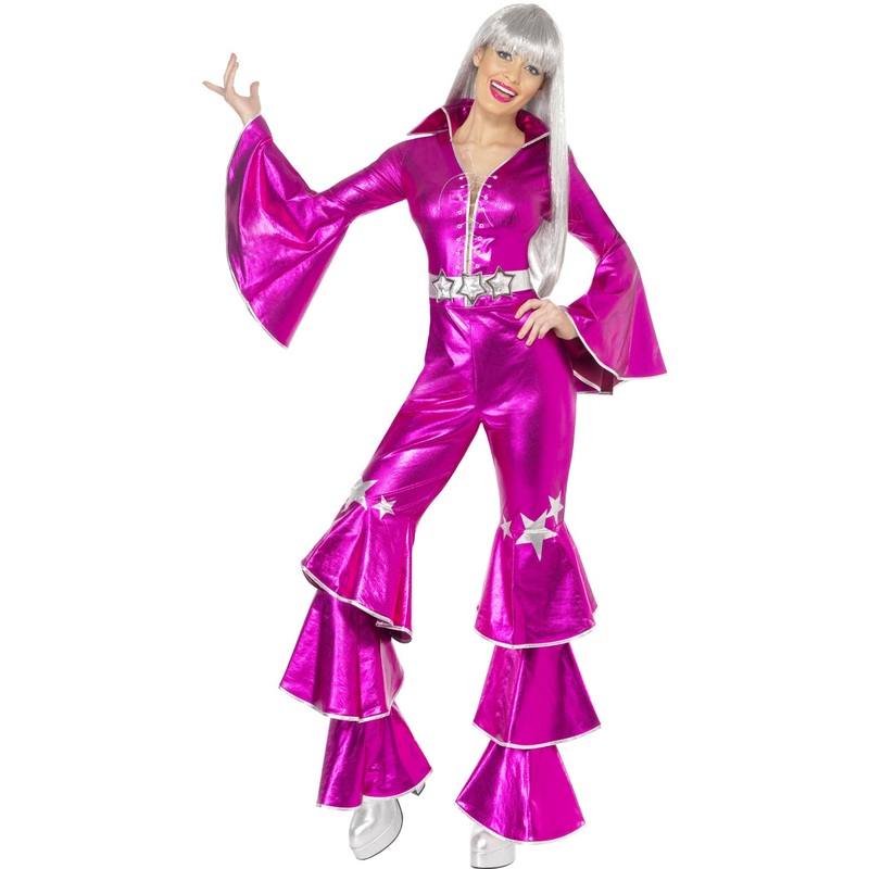 Womens Costume - Pink Abba Dancing Queen