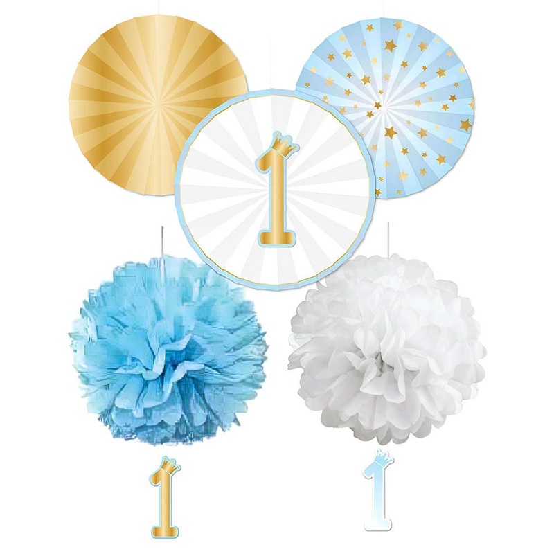 1st Birthday Decorations Blue