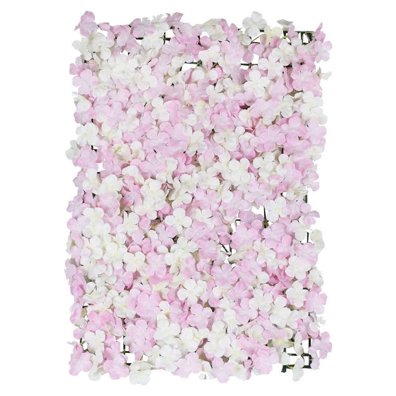A Touch of Pampas Artificial Flower Wall Backdrop Decoration Pink