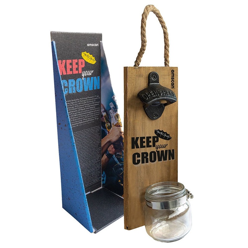 Bottle Opener with Cap Collector