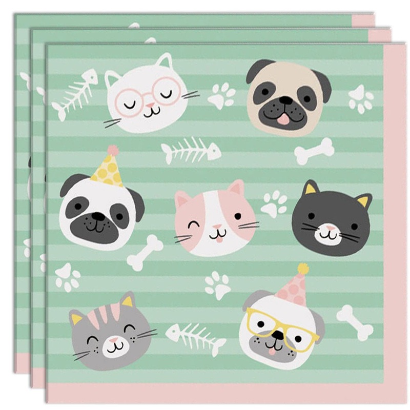 Hello Pets Napkins