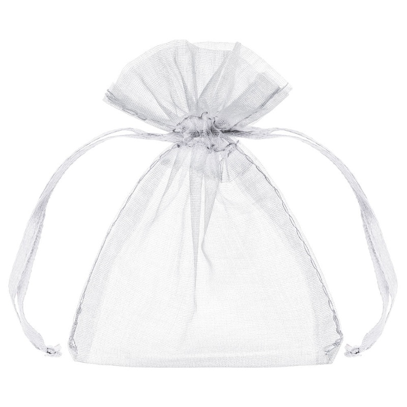 Small Organza Bags White