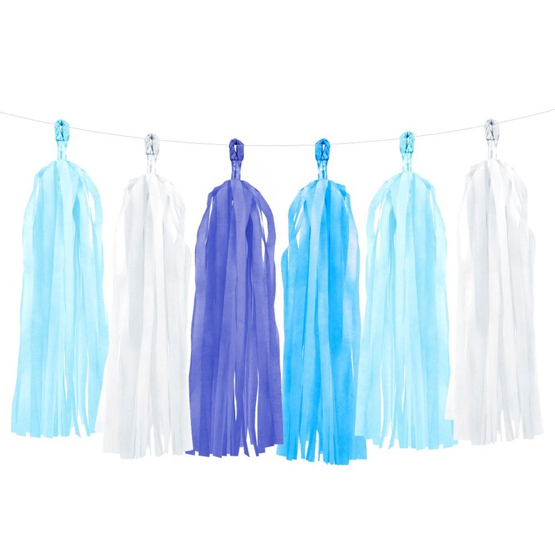 Tassel Garland Blue White