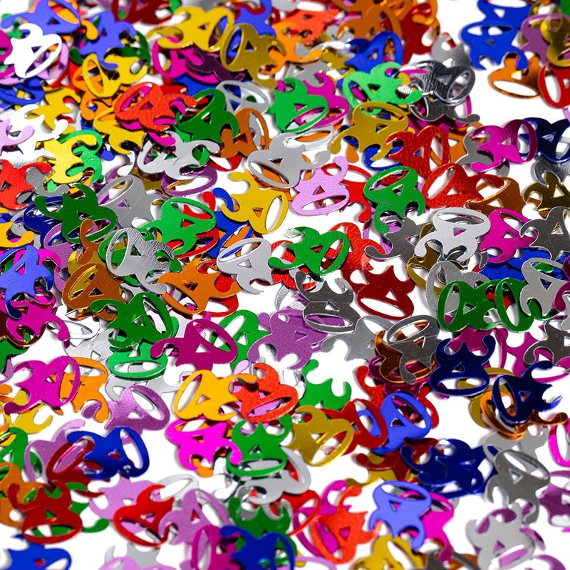 30-Years Birthday Anniversary Confetti Multicolored