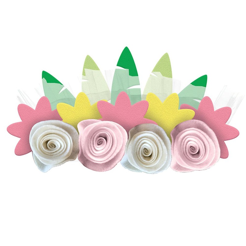 Beautiful Horses Flower Hairband