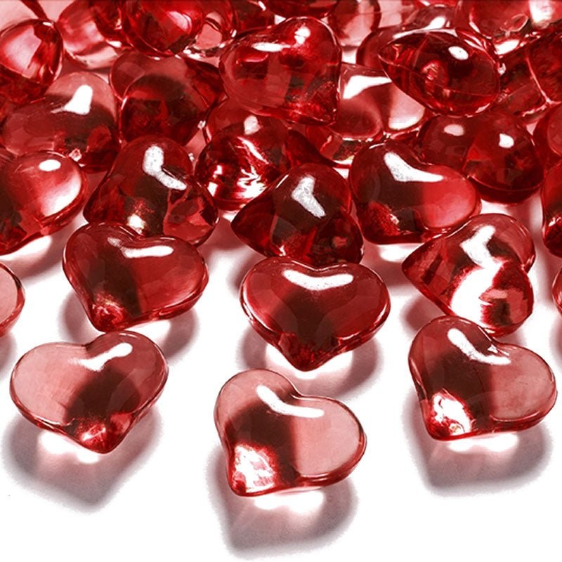 Hearts Decorations Red