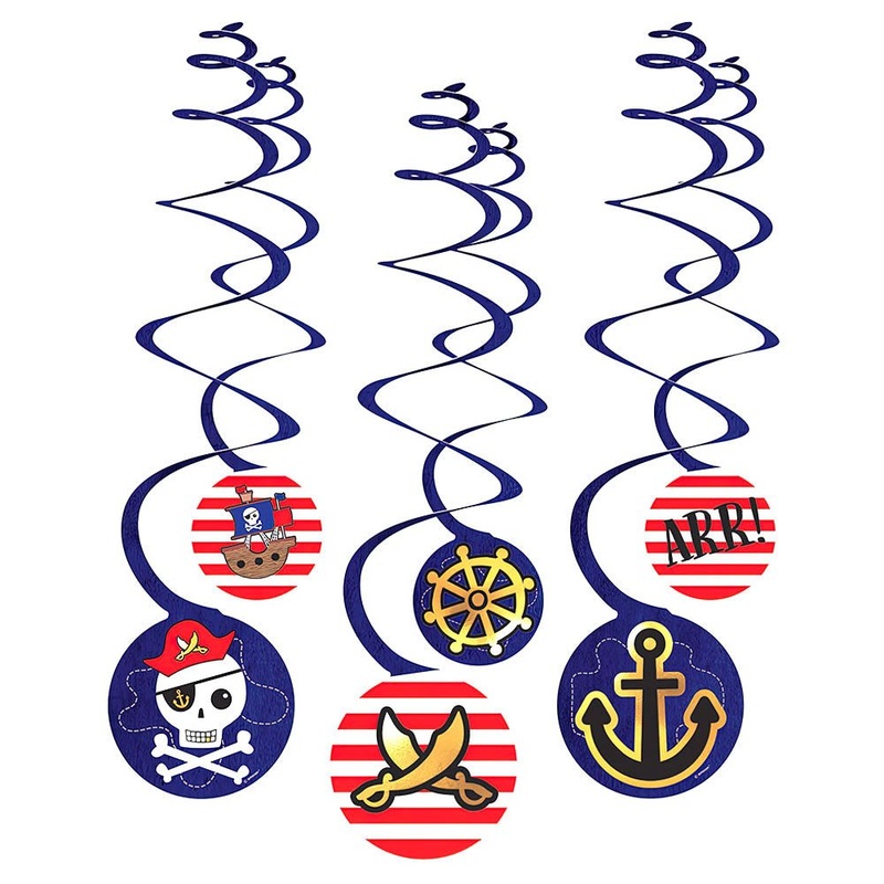 Pirates Hanging Swirls