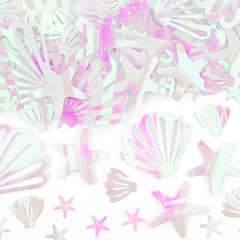 Shells & Stars Confetti Holographic