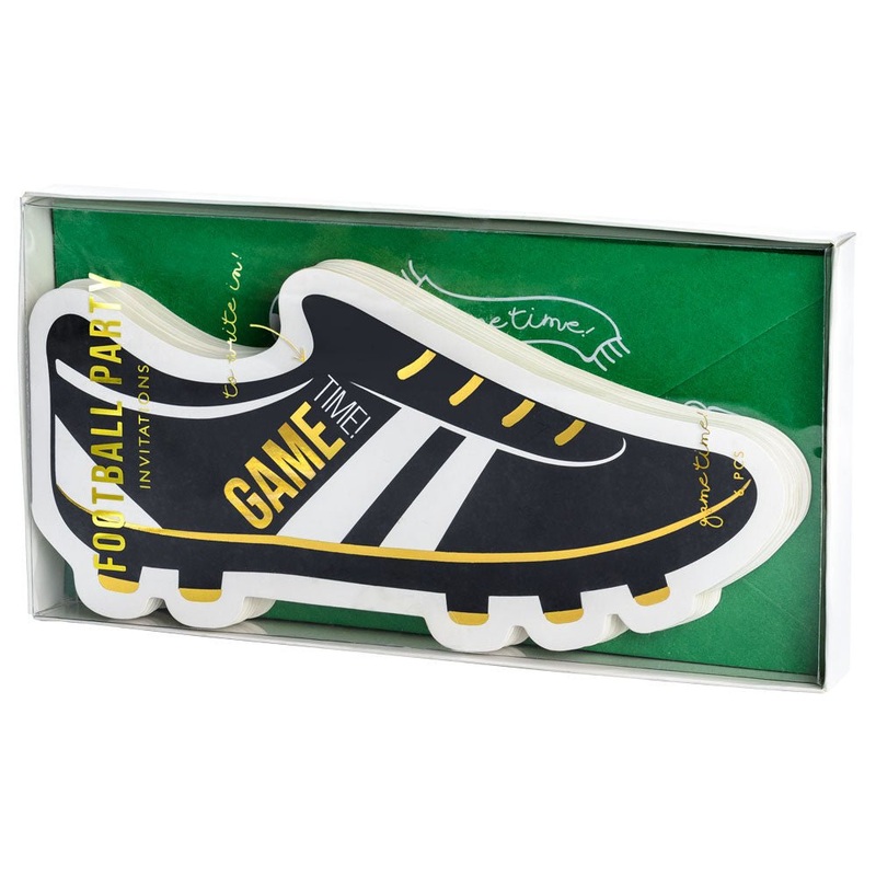 Soccer Shoes Invitation Cards