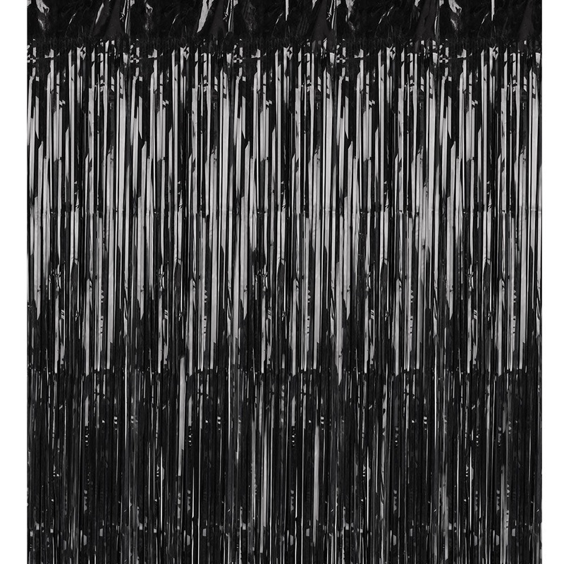 Streamer Backdrop Curtain Black
