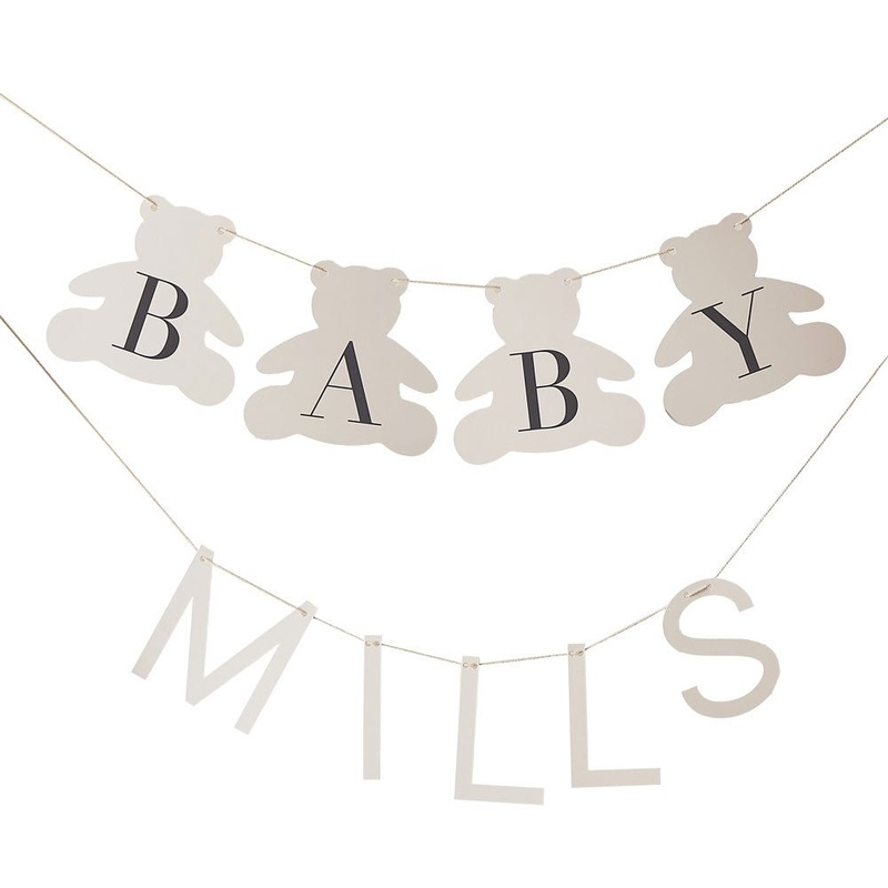 Teddy Bear Baby DIY Garland