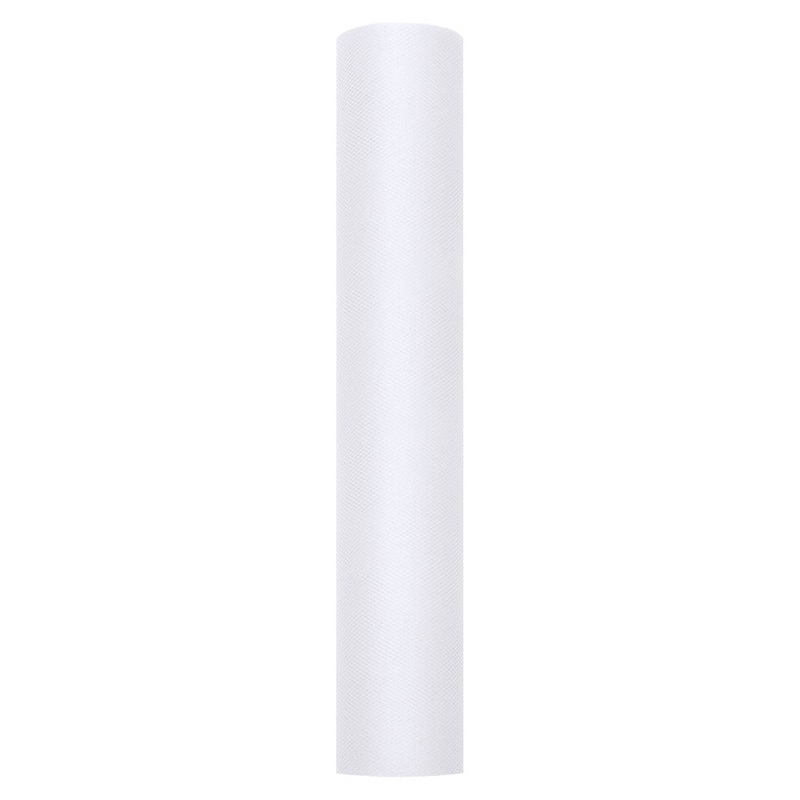 Tulle Fabric White