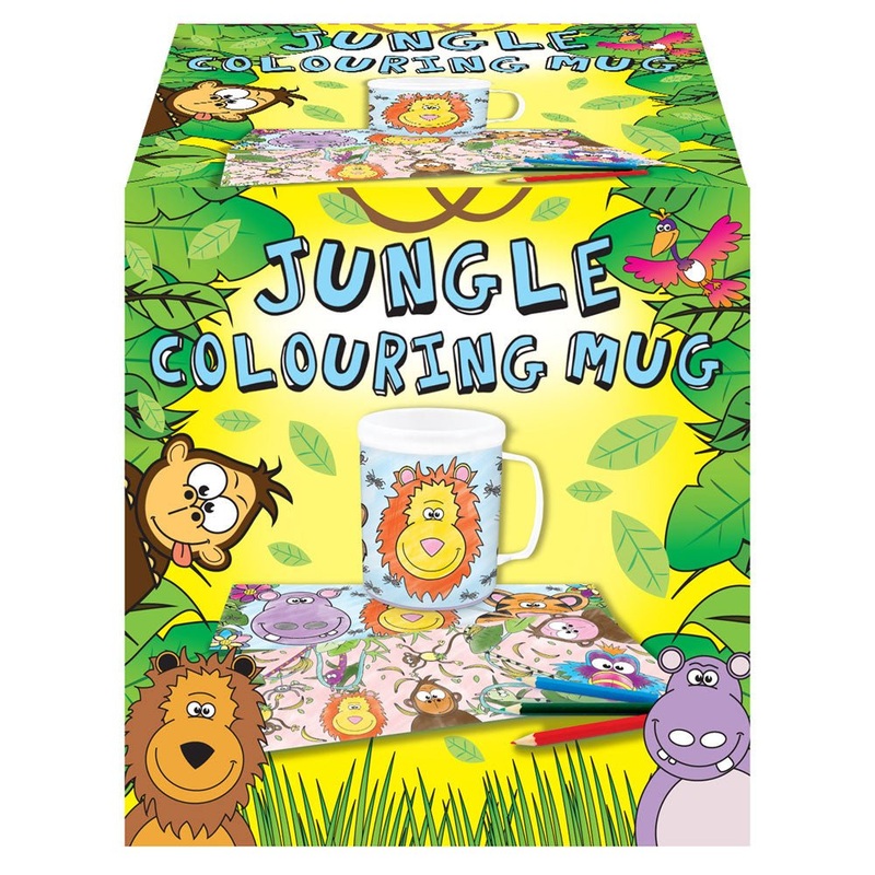Jungle Coloring Mug
