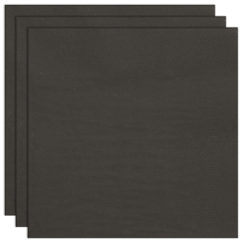 Napkins Black 33 cm 20-pack