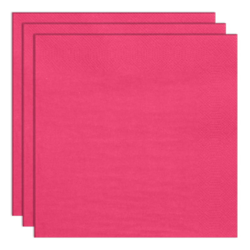 Napkins Intensive Pink 24 cm 20-pack