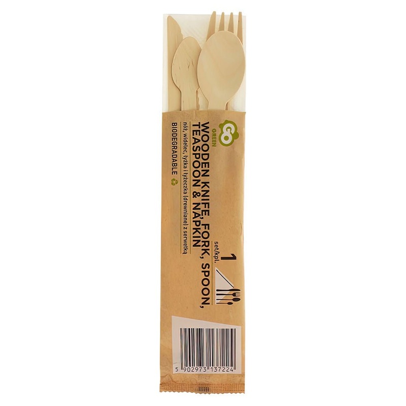 Organic Wooden Cutlery Set