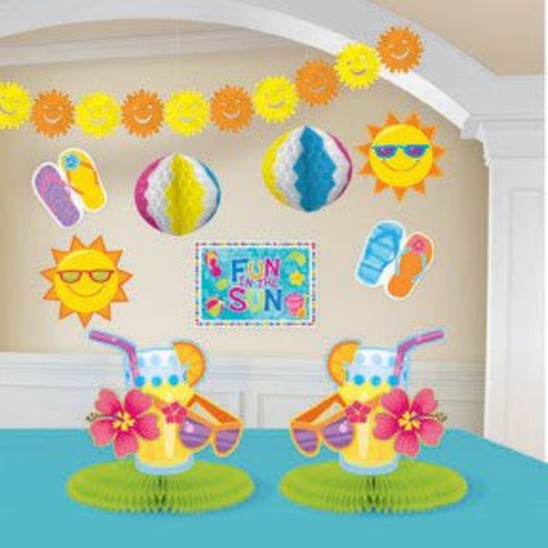 Pool Party Decorating Kit - FUN IN THE SUN
