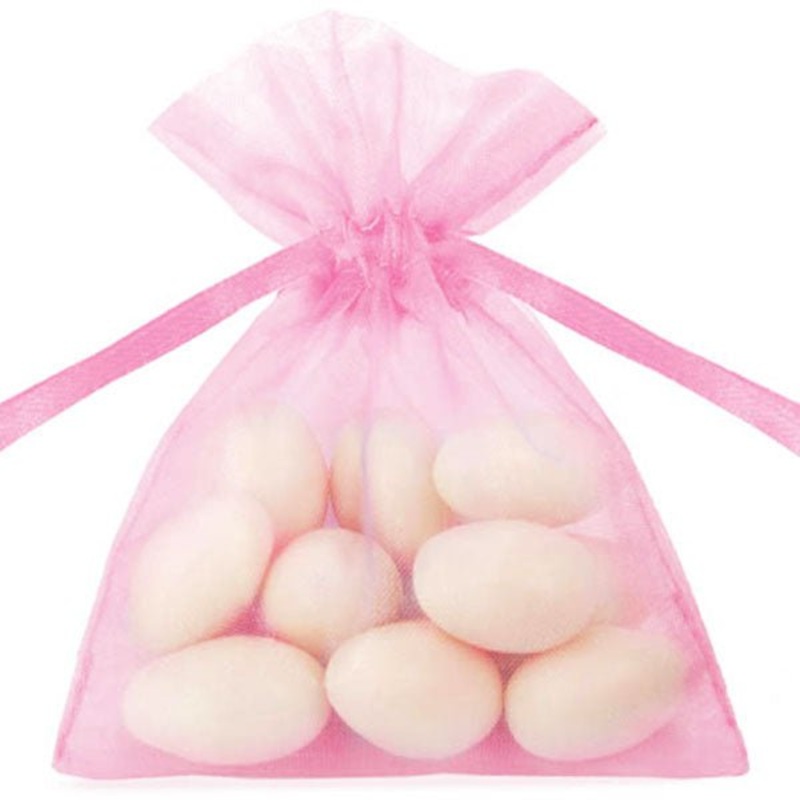 Small Organza Bags Pink