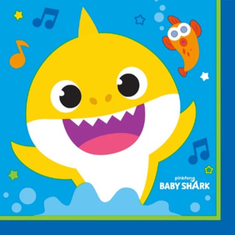 Baby Shark Lunch Napkins |16pk